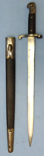 British Pattern 1887 MK III Sword bayonet & Scabbard Bayonet