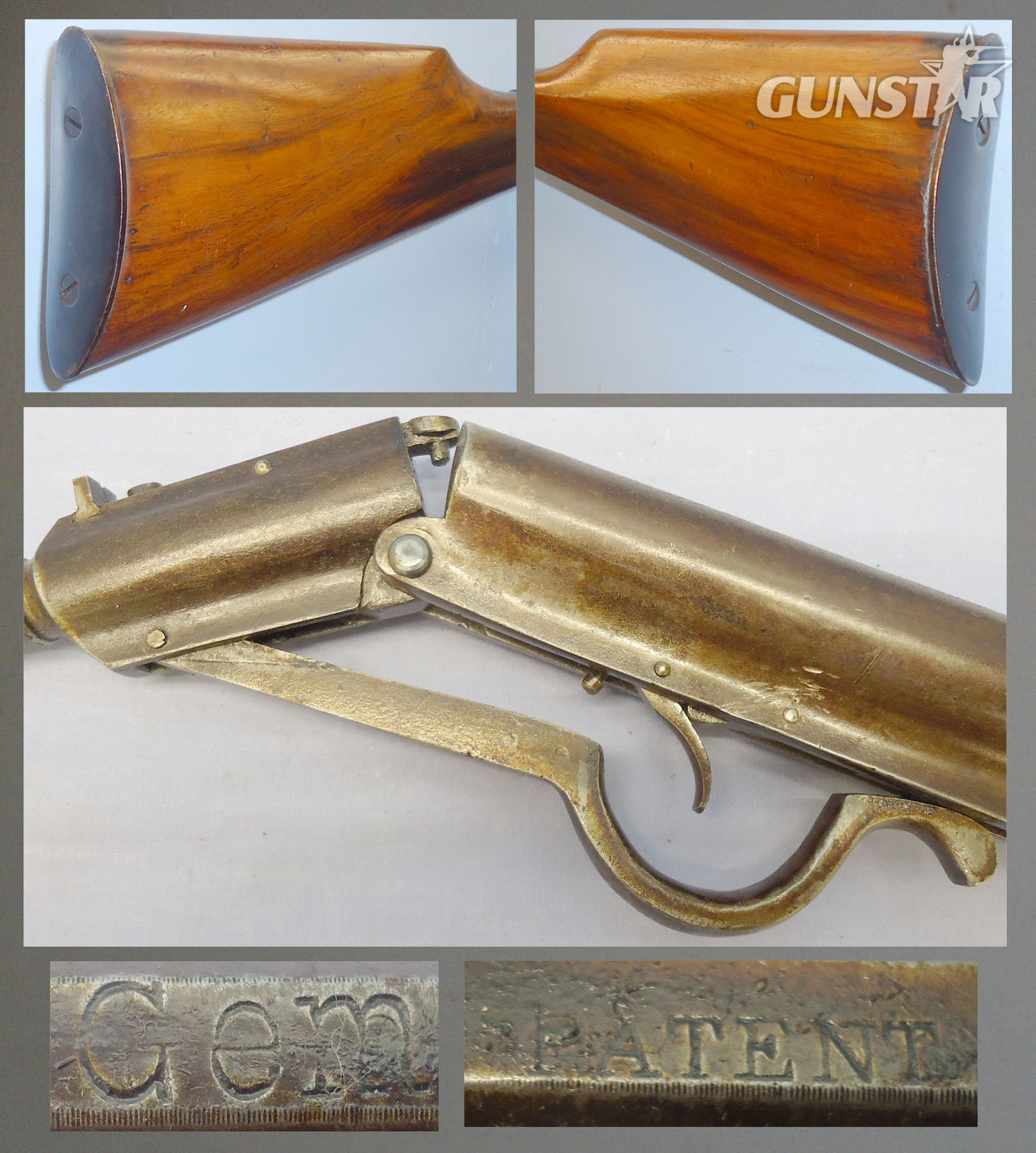 GEM c-1890* German Made ‘Gem’ .177 Air Rifle. 21310. .177