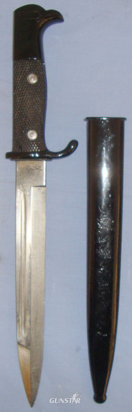  German M98 Dress Bayonet and Scabbard. BAYO 234. Bayonet