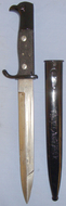 German M98 Dress Bayonet and Scabbard. BAYO 234. Bayonet
