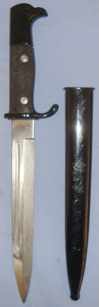  German M98 Dress Bayonet and Scabbard. BAYO 234. Bayonet