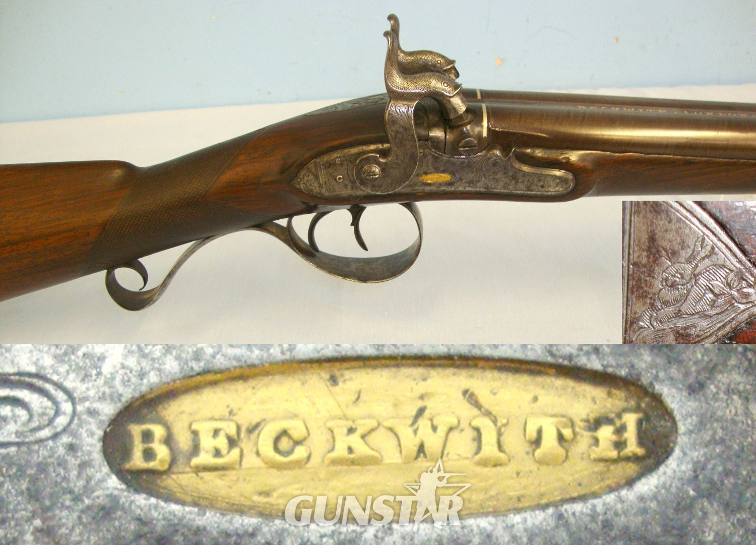 Beckwith (London) Converted From Earlier Flintlock Piece. Sn 19995 Muzzleloader 16 Bore/gauge