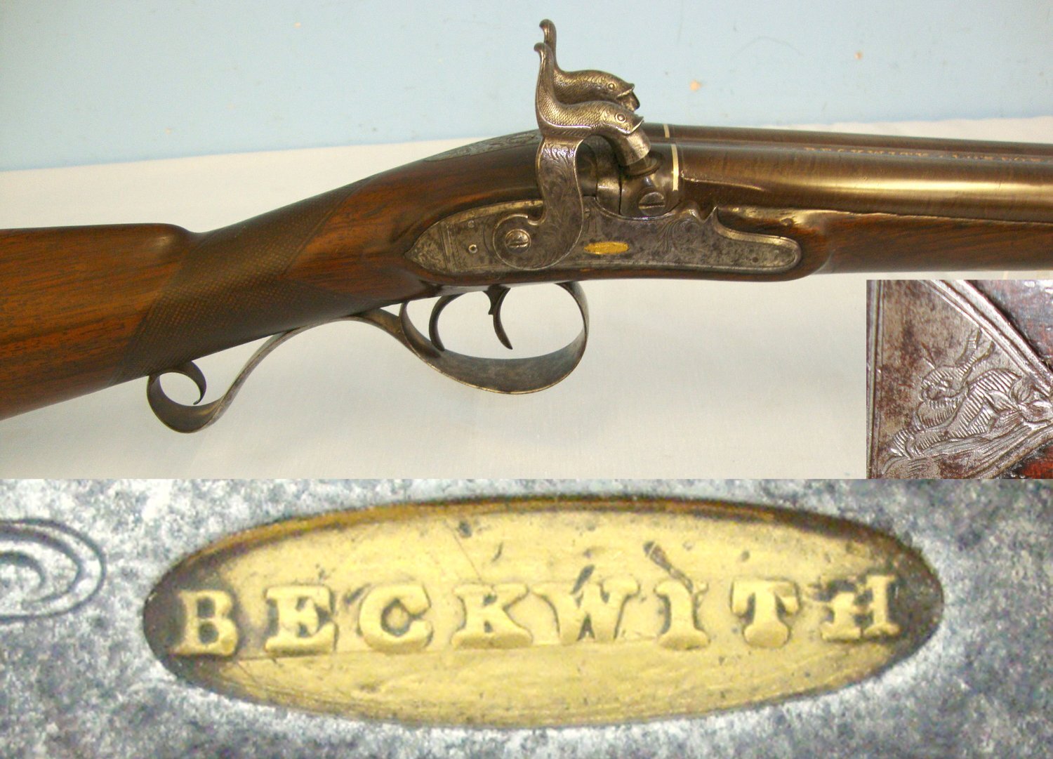 Beckwith (London) Converted From Earlier Flintlock Piece. Sn 19995 Muzzleloader 16 Bore/gauge