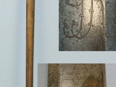 NAPOLEONIC WARS ERA**EARLY VARIANT**British 1796 Pattern Infantry Officers Sword with Blade By JJ Runkel Solingen. ED 2597. Sword