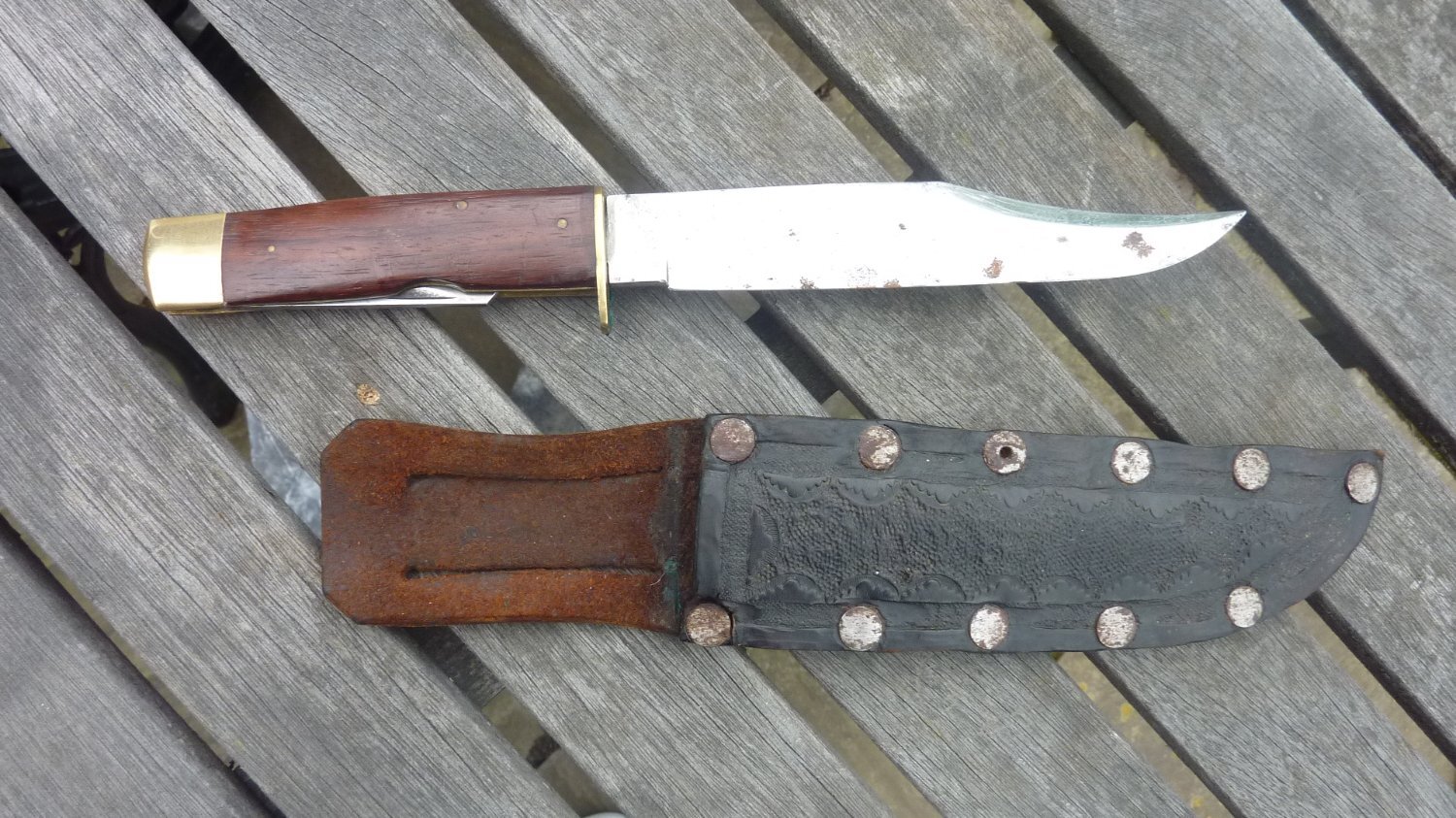 Antique British Bowie scout Knive