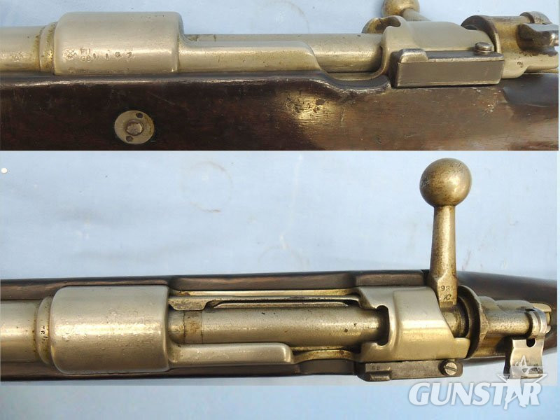  Mauser Mauser G98, 7.92mm Calibre, Nickel Plated Parade/Ceremonial Infantry Rifle. **EU 2024 DEACTIVATION**. - D 5980 Bolt Action 7.92x57mm Mauser Rifle
