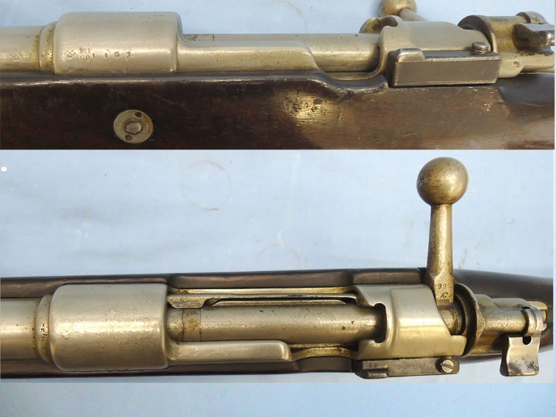  Mauser Mauser G98, 7.92mm Calibre, Nickel Plated Parade/Ceremonial Infantry Rifle. **EU 2024 DEACTIVATION**. - D 5980 Bolt Action 7.92x57mm Mauser Rifle