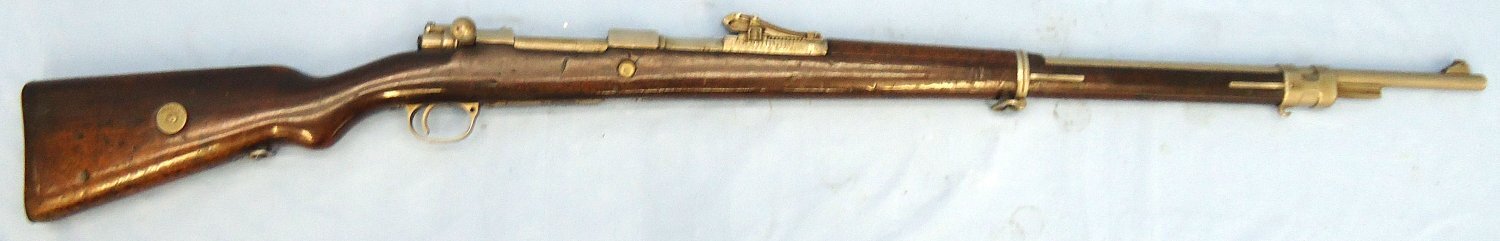 Mauser Mauser G98, 7.92mm Calibre, Nickel Plated Parade/Ceremonial Infantry Rifle. **EU 2024 DEACTIVATION**. - D 5980 Bolt Action 7.92x57mm Mauser Rifle - {CATEGORY} in 