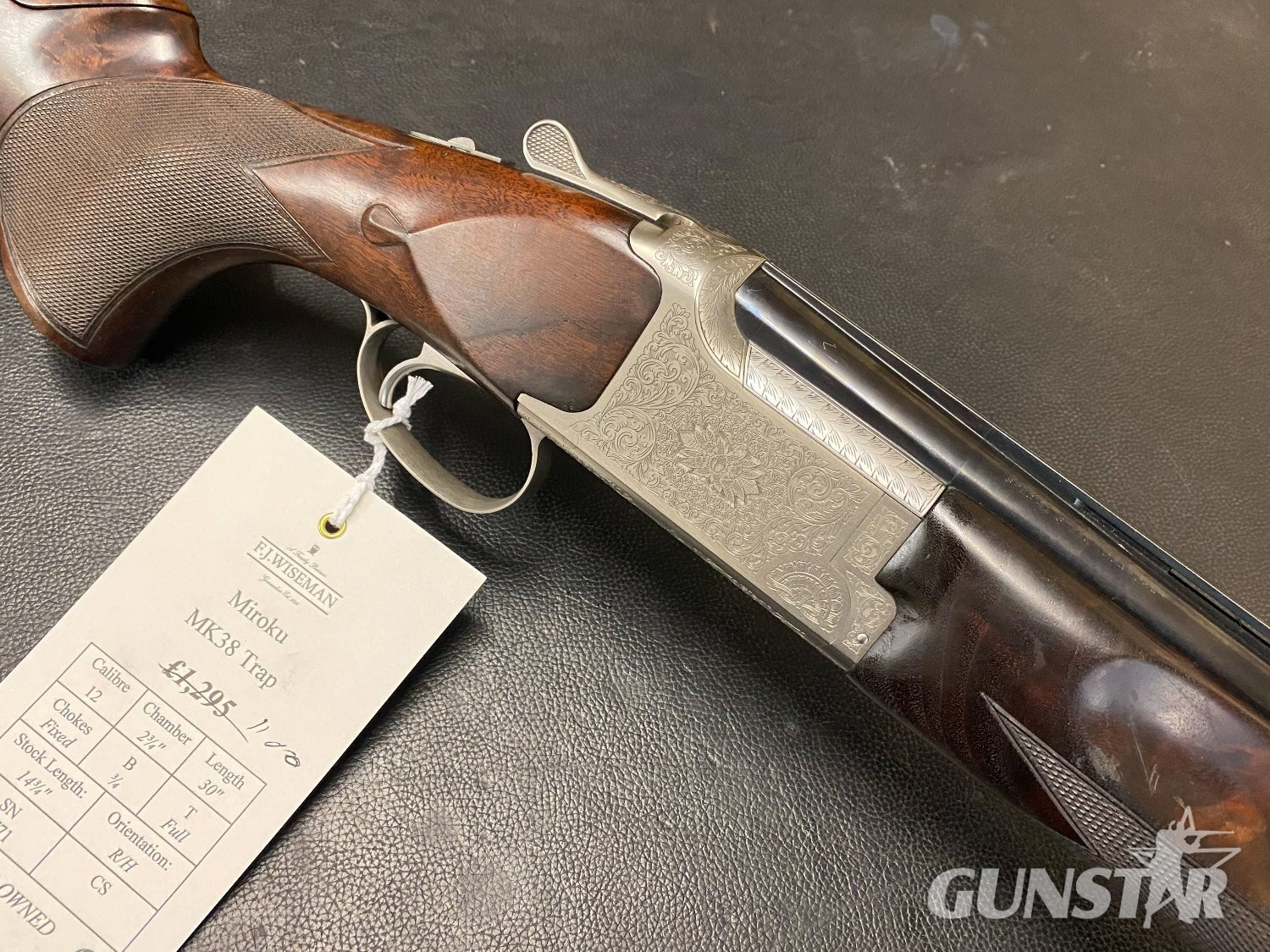 Miroku MK38 Grade 1 Trap Over and Under 12 Bore/gauge in 