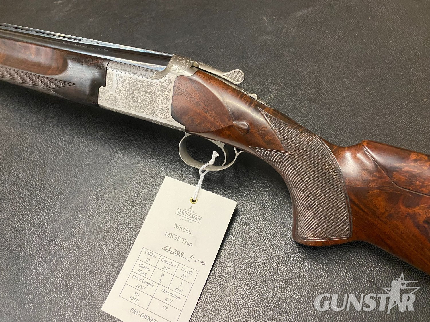  Miroku MK38 Grade 1 Trap Over and Under 12 Bore/gauge