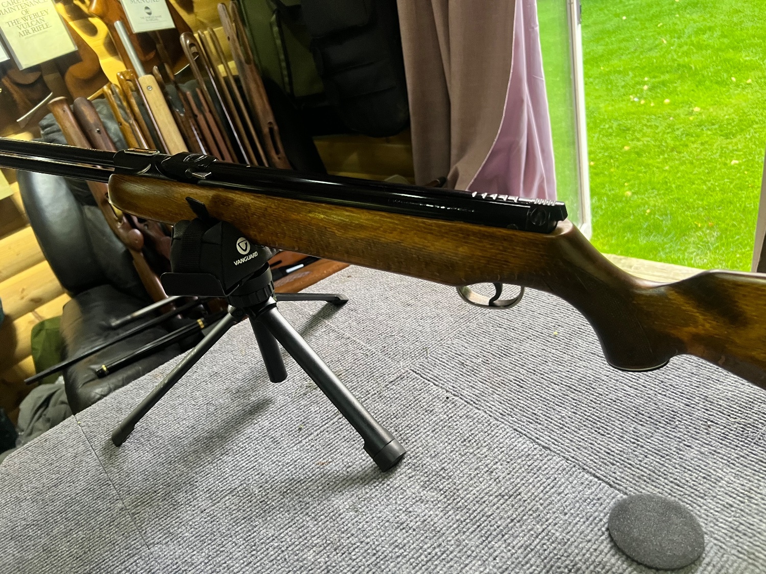 Webley Scott Birmingham  Lovely Webley ellipse mk 1  in .22 comes with factory stubby silencer   Gun is in overall good condition for its age  .22 - {CATEGORY} in 