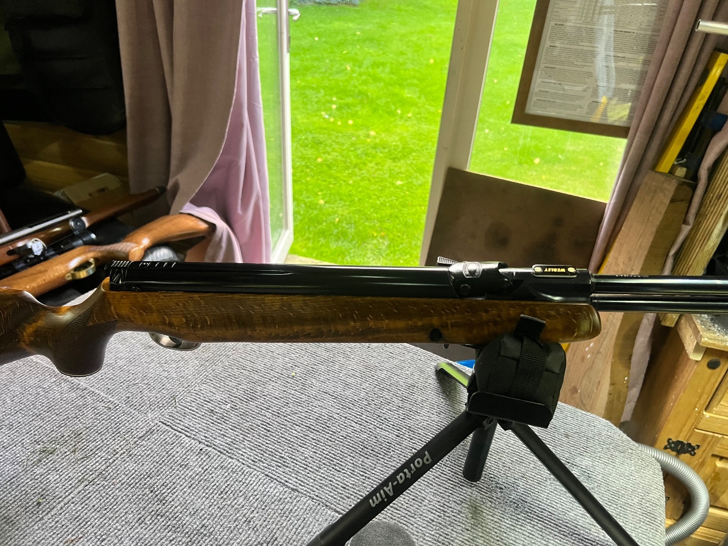 Webley Scott Birmingham  Lovely Webley ellipse mk 1  in .22 comes with factory stubby silencer   Gun is in overall good condition for its age  .22 