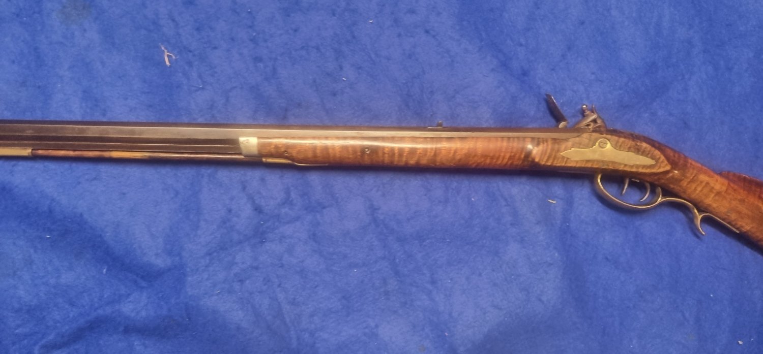 not known 36 Cal. FLINTLOCK  PENNSYLVANIA FLINTLOCK RIFLE Muzzleloader .360 Bore/gauge Rifle - {CATEGORY} in 