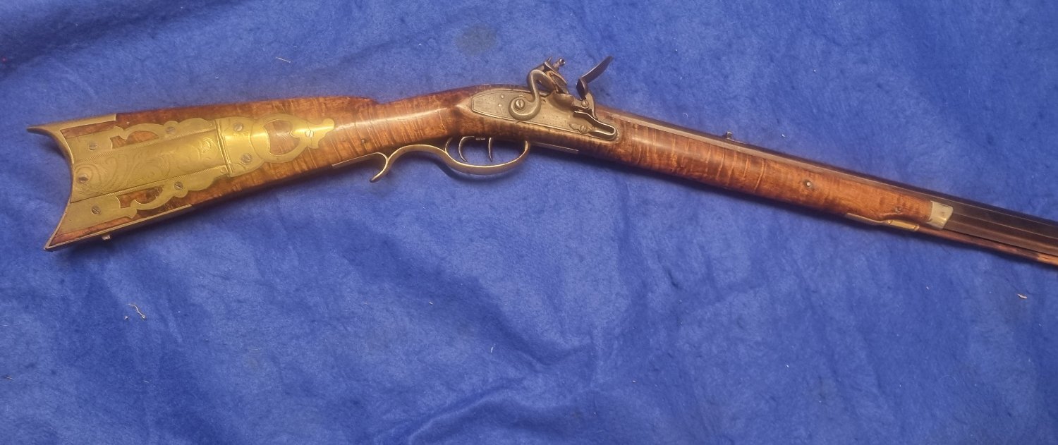 not known 36 Cal. FLINTLOCK  PENNSYLVANIA FLINTLOCK RIFLE Muzzleloader .360 Bore/gauge Rifle 