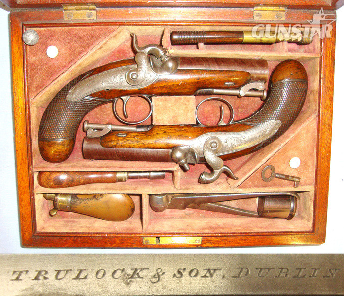 Trulock Brothers With C-N 7033 / 7034 County Cavan Irish Registration Marks & Original Accessories. None Muzzleloader in 