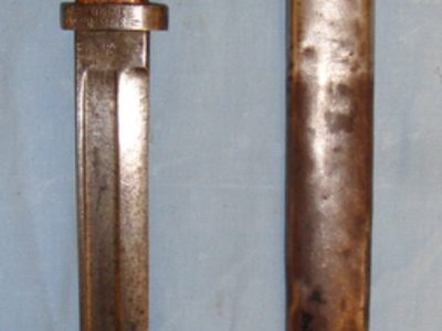 Austrian Bayonet And Scabbard. Bayonet