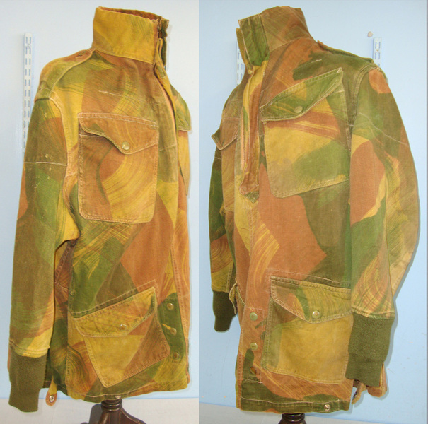  1954 British WD Para Airborne Troops Camouflaged Denison Smock By George Davis & Co Manchester Size 3.  Clothing