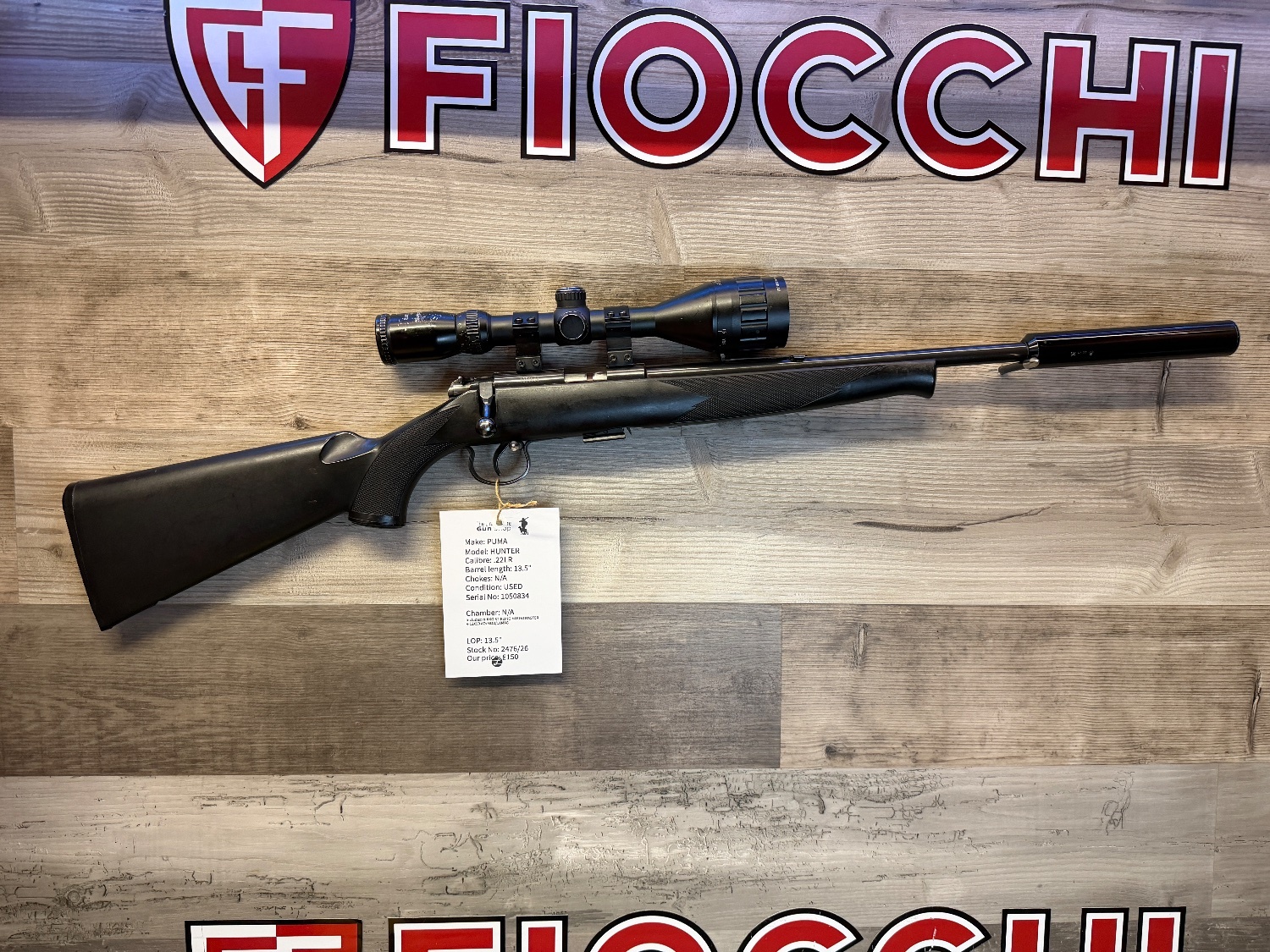 Puma Hunter Bolt Action .22 Long Rifle (.22 LR) Rifle in 
