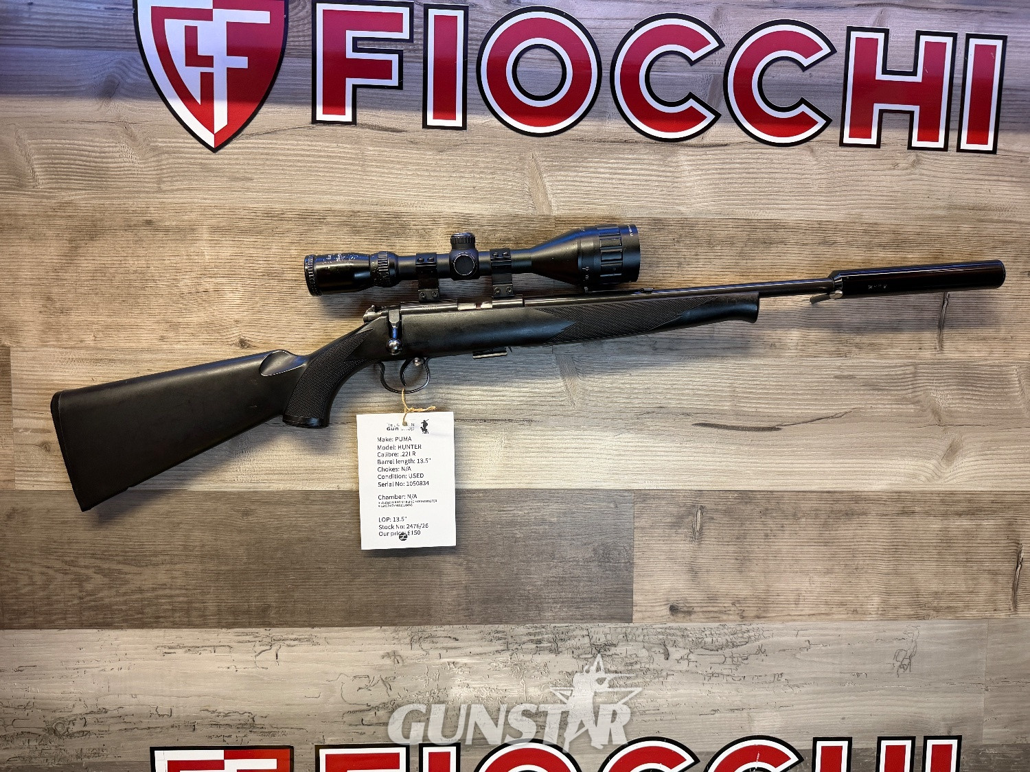 Puma Hunter Bolt Action .22 Long Rifle (.22 LR) Rifle in 
