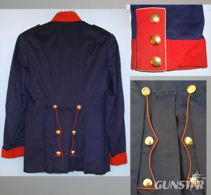  C1895 - WW1 Era Imperial German 75th 1st Hanseatic (Bremen) Lower Saxony Infantry Regiment Iron Blue Tunic Jacket with Stylised ‘75’ Regiment Epaulettes Insignia. Sn 15703:11. C1895 - WW1 Era Imperial German 75th 1st Hanseatic (Bremen) Lower Saxony Infantry Regiment Iron Blue Tunic Jacket with Stylised ‘75’ Regiment Epaulettes Insignia. Sn 15703:11. Other Accessory