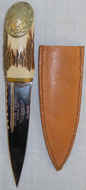 A Sgian Dubh Knife and Sheath by Arthur Turner of Sheffield. ED 2636. Other Blade