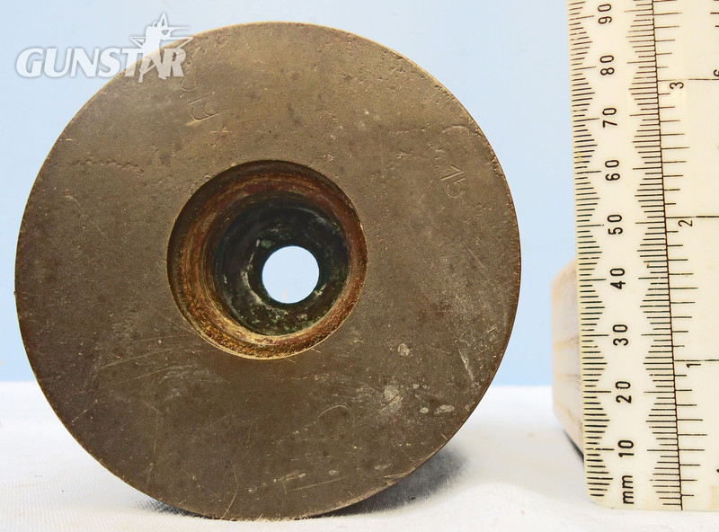 INERT DEACTIVATED. Rare, Unfired, German WW2, Gr39 Hollow Charge Fixed Round (7.5 x 89R) for the 7,5 cm leichtes Infanteriegeschütz 18 (7,5 cm le.IG 18) Infantry Support Gun. - O 1800 INERT DEACTIVATED. Rare, Unfired, German WW2, Gr39 Hollow Charge Fixed Round (7.5 x 89R) for the 7,5 cm leichtes Infanteriegeschütz 18 (7,5 cm le.IG 18) Infantry Support Gun. - O 1800  Other Ammunition - {CATEGORY}