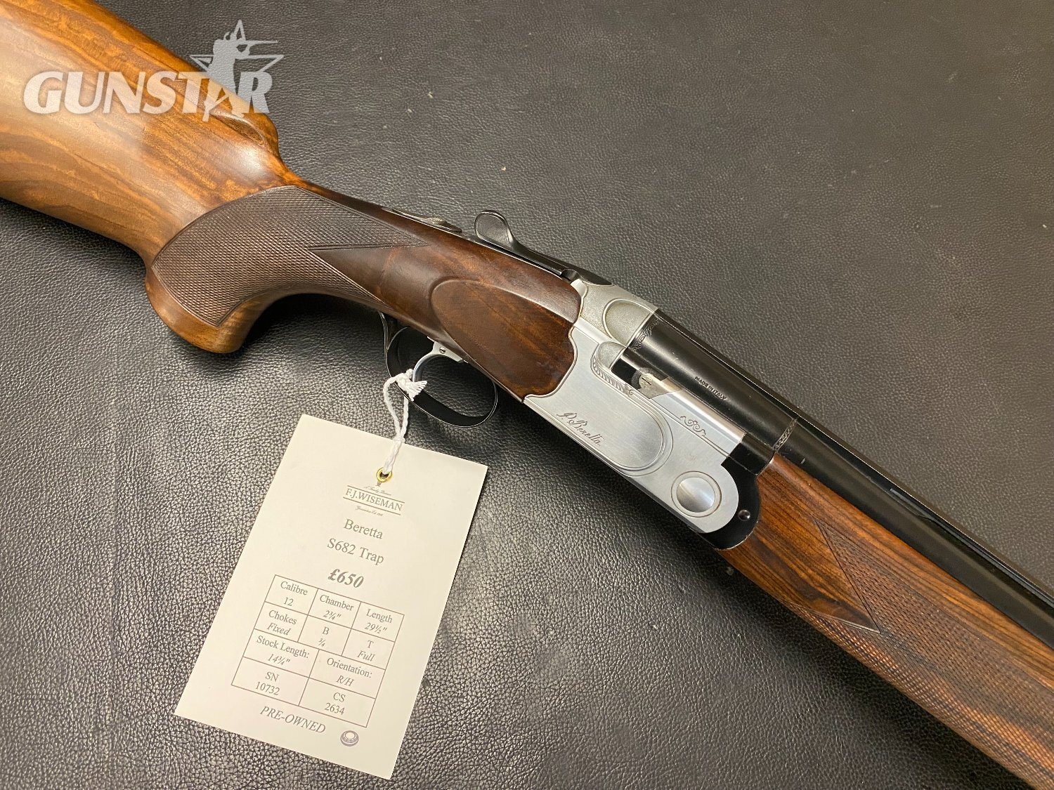 Beretta S682 Trap  Over and Under 12 Bore/gauge in 