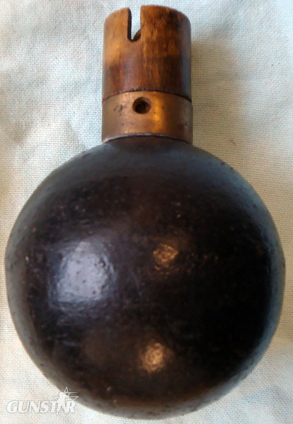 DEACTIVATED INERT. French WW1, Fusee Modele 1914 Hand Grenade. - O 1701 DEACTIVATED INERT. French WW1, Fusee Modele 1914 Hand Grenade. - O 1701  Other Ammunition in 