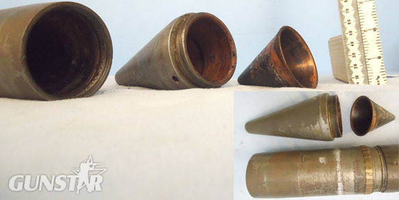  DEACTIVATED INERT. Unfired American Korean War Era HEAT (High Explosive Anti-Tan DEACTIVATED INERT. Unfired American Korean War Era HEAT (High Explosive Anti-Tan Antique & Militaria