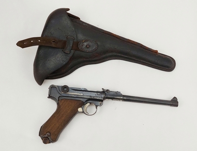 EU Spec 1917 Dated Artillery Luger With Holster Luger None Semi Auto