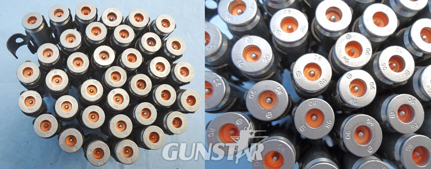INERT DEACTIVATED. British 7.62 (7.62x51) Drill Rounds, (36), 1990 Dated, in Links for the Gimpy (General Purpose Machine Gun) used by the British Army. O 2310 INERT DEACTIVATED. British 7.62 (7.62x51) Drill Rounds, (36), 1990 Dated, in Links for the Gimpy (General Purpose Machine Gun) used by the British Army. O 2310 Various Other Ammunition
