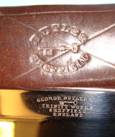 George Butler & Co Trinity Works Sheffield England’ with ‘key’ trademark MINT, V Knive
