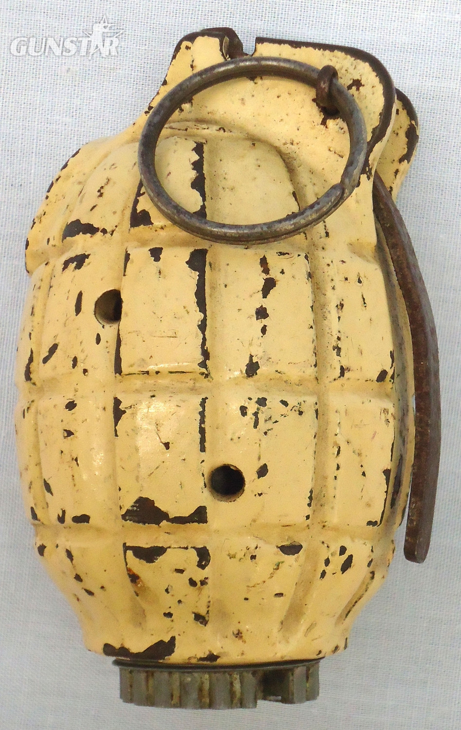 INERT DEACTIVATED. British WW2, 1942 dated Mills No 36 MK 1, Instruction Hand Grenade By H Limited. - O 1970 INERT DEACTIVATED. British WW2, 1942 dated Mills No 36 MK 1, Instruction Hand Grenade By H Limited. - O 1970  Other Ammunition - {CATEGORY}