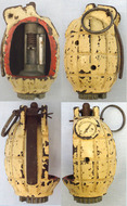 INERT DEACTIVATED. British WW2, 1942 dated Mills No 36 MK 1, Instruction Hand Grenade By H Limited. - O 1970 INERT DEACTIVATED. British WW2, 1942 dated Mills No 36 MK 1, Instruction Hand Grenade By H Limited. - O 1970  Other