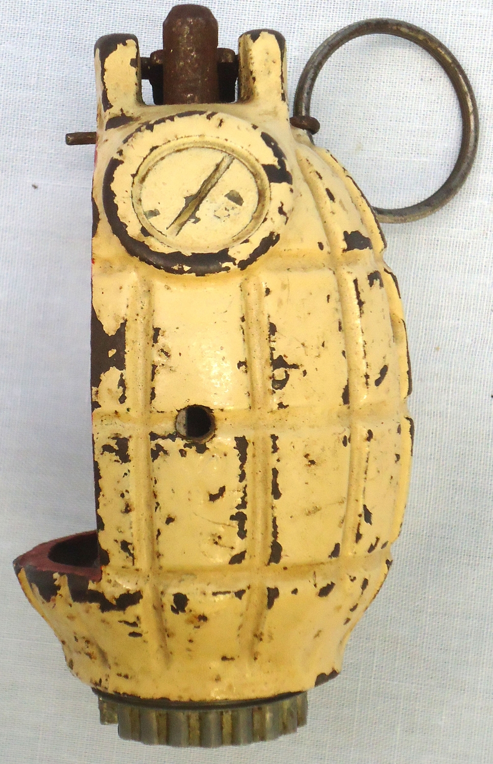 {CATEGORY} - INERT DEACTIVATED. British WW2, 1942 dated Mills No 36 MK 1, Instruction Hand Grenade By H Limited. - O 1970 INERT DEACTIVATED. British WW2, 1942 dated Mills No 36 MK 1, Instruction Hand Grenade By H Limited. - O 1970  Other Ammunition in 