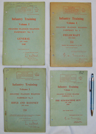 Scarce* Set of 1940’s Infantry Training Pamphlets Volume 1 Numbers 1- 4. BO 439. Scarce* Set of 1940’s Infantry Training Pamphlets Volume 1 Numbers 1- 4. BO 439. Other Accessory