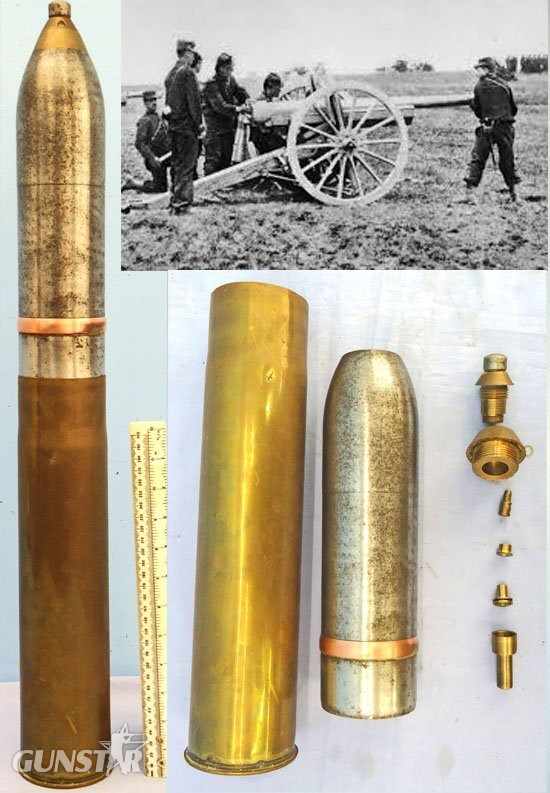 DEACTIVATED INERT. French, WW1, Unfired, 1914 Dated, 75mm Mle 1897 Field Gun High Explosive (HE) Round WITH Strippable Percussion Nose Fuze. - O 2267O 2267 DEACTIVATED INERT. French, WW1, Unfired, 1914 Dated, 75mm Mle 1897 Field Gun High Explosive (HE) Round WITH Strippable Percussion Nose Fuze. - O 2267  Other Ammunition in 