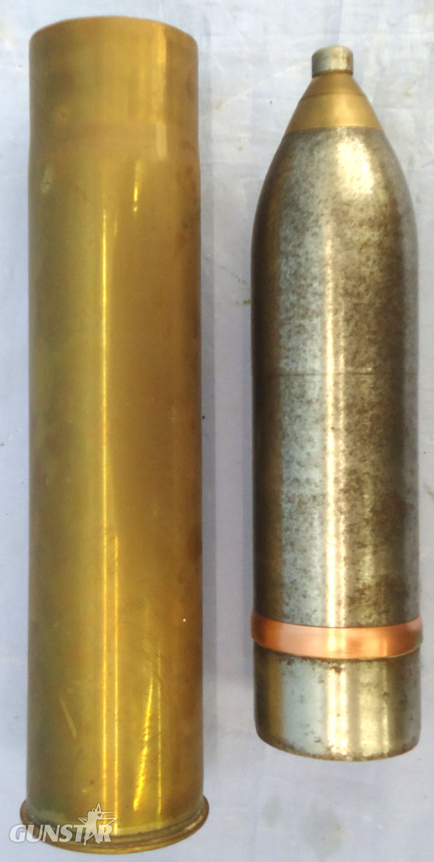 DEACTIVATED INERT. French, WW1, Unfired, 1914 Dated, 75mm Mle 1897 Field Gun High Explosive (HE) Round WITH Strippable Percussion Nose Fuze. - O 2267O 2267 DEACTIVATED INERT. French, WW1, Unfired, 1914 Dated, 75mm Mle 1897 Field Gun High Explosive (HE) Round WITH Strippable Percussion Nose Fuze. - O 2267  Other Ammunition - {CATEGORY}