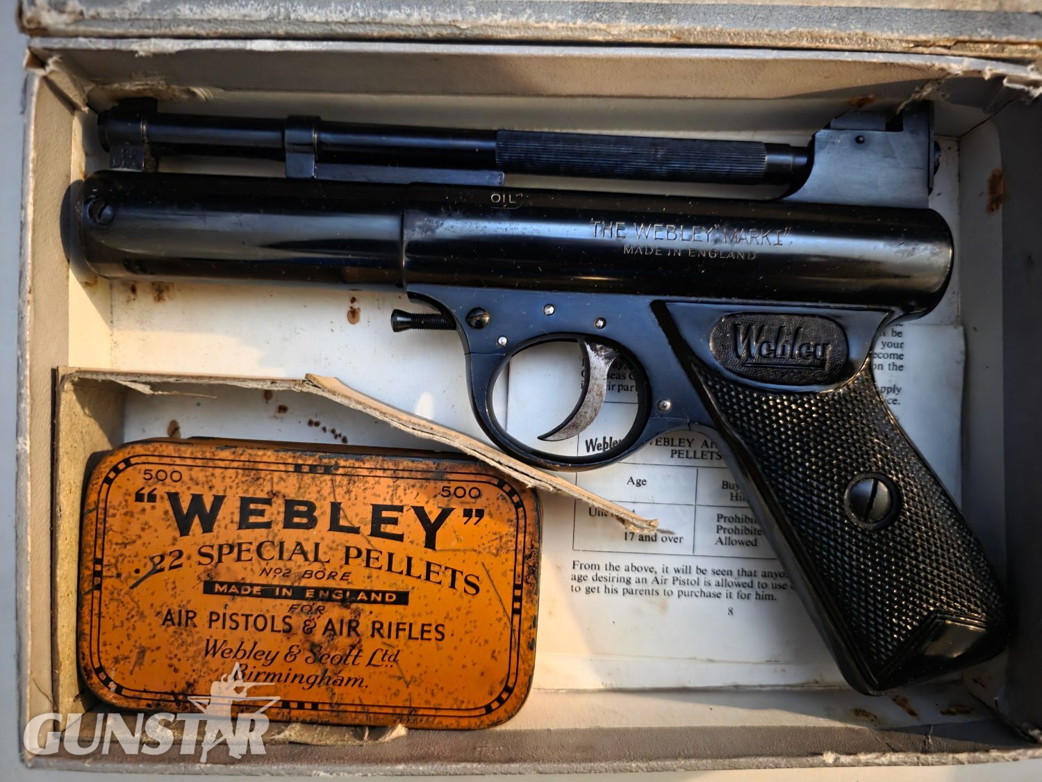  Webley & Scott MK1 .22