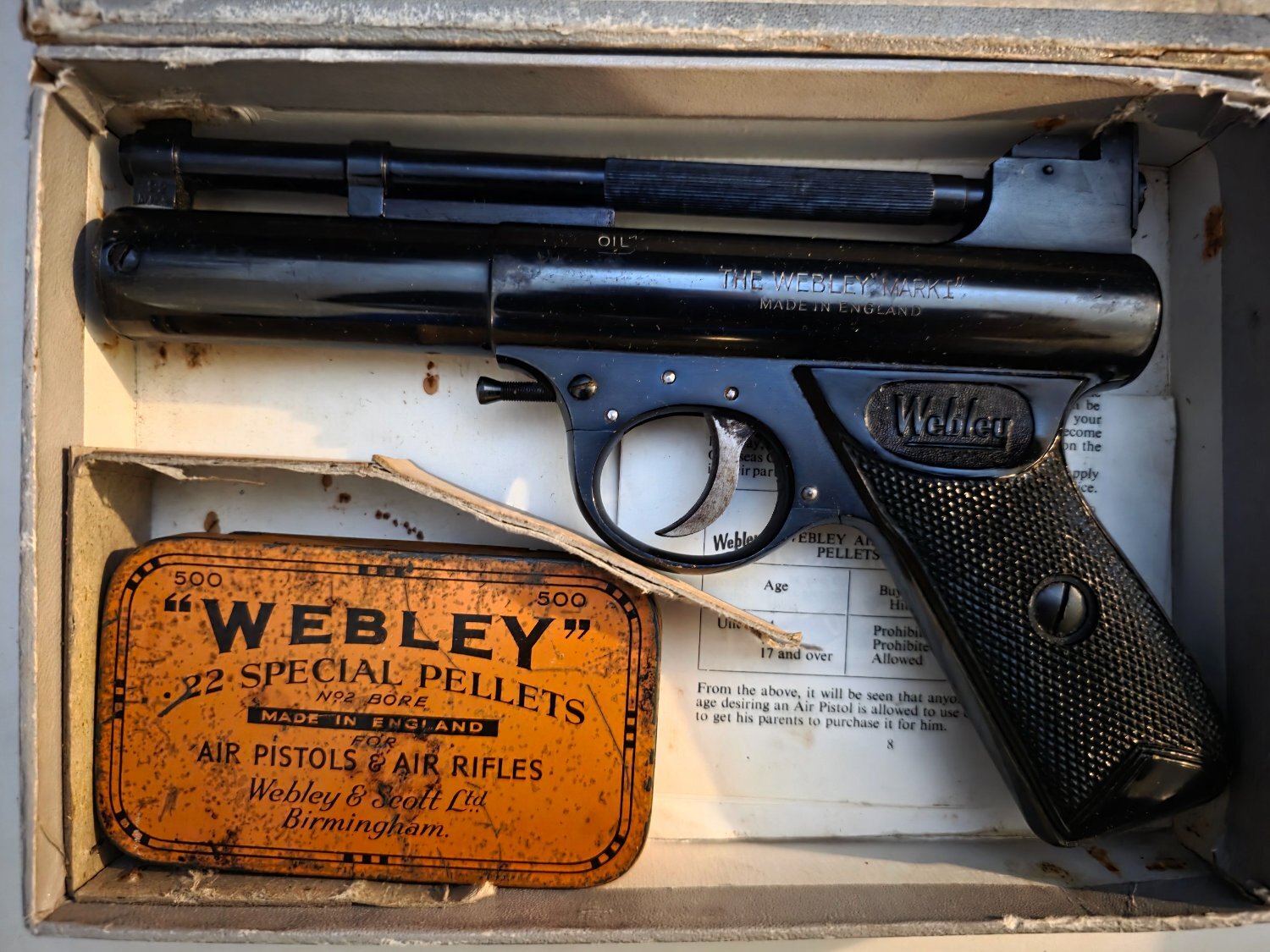  Webley & Scott Mark 1 .22