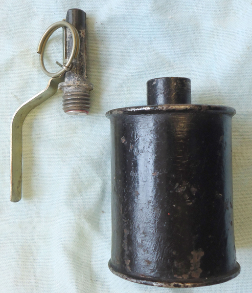 DEACTIVATED INERT. Russian RG-42 Hand Grenade. - O 1703 DEACTIVATED INERT. Russian RG-42 Hand Grenade. - O 1703  Other Ammunition