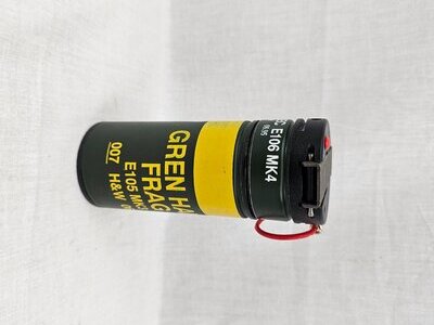 Rare Inert Norwegian E105 Mk 3 Fragmentation Grenade 1995 Antique & Militaria