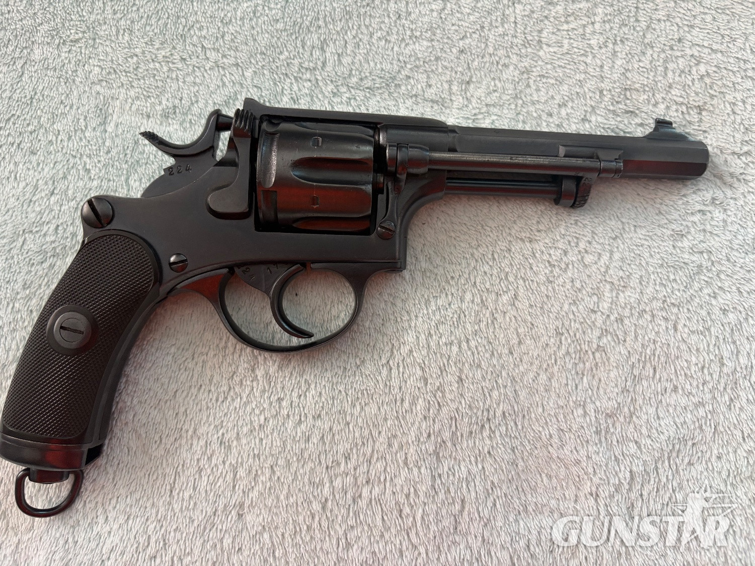 WAFFENFABRIK BERN M1882 7mm Revolver - {CATEGORY}