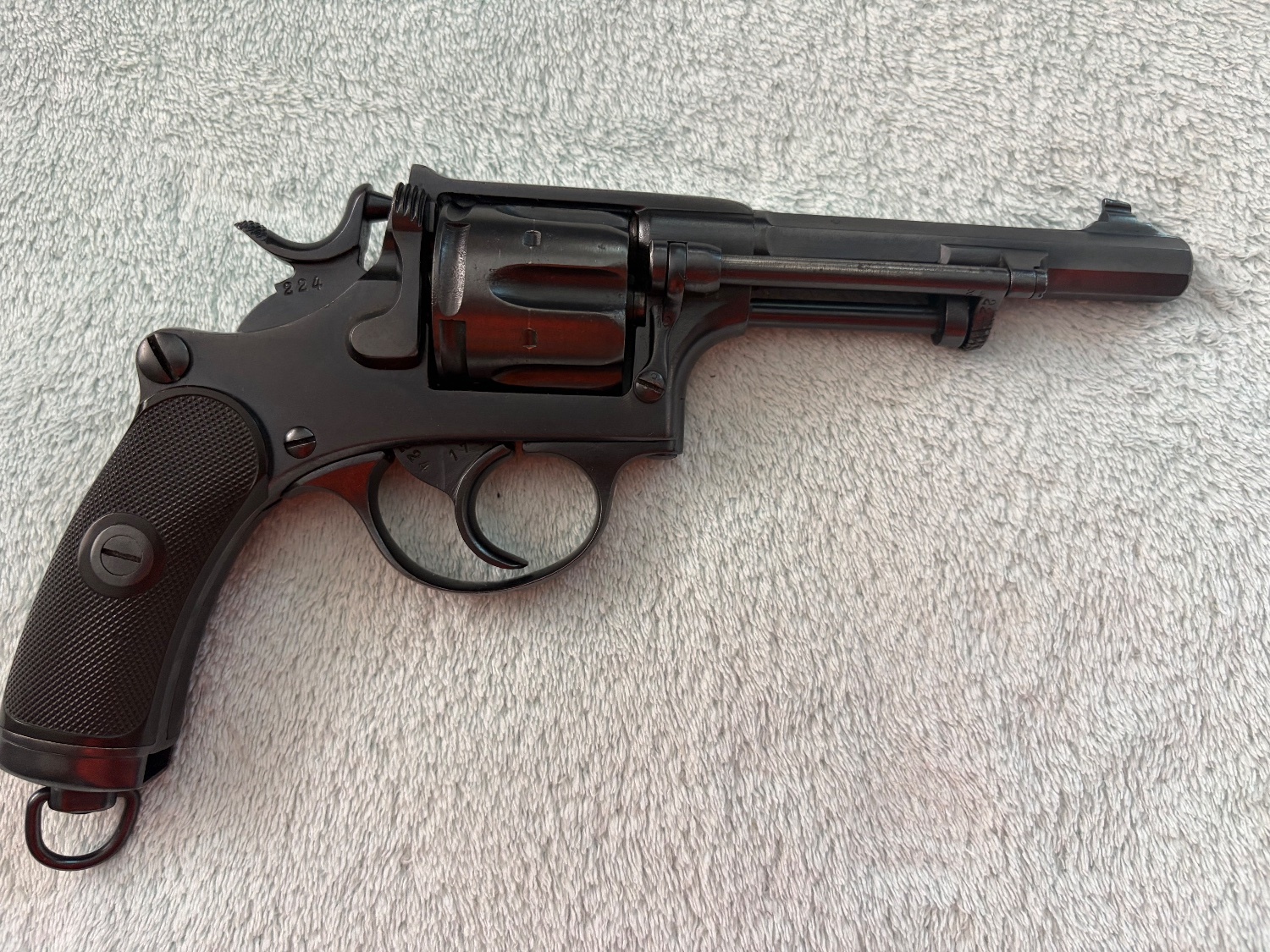 WAFFENFABRIK BERN M1882 7mm Revolver 