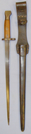 Rare* Dutch Geweer M. 95/M1895 Mannlicher Infantry Bayonet and Scabbard Marked A.C.S. (Alexander Coppel GmbH (Alcoso), Solingen). 20821:19. Bayonet