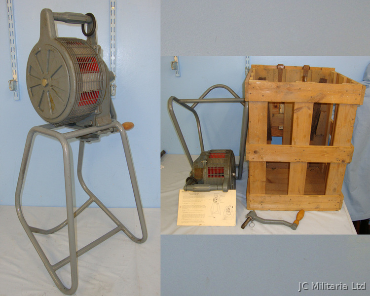 Transit Crated, British Home Office WW2 Era & 1962 Cold War Secomak Type 447 Portable Hand Operated Syren (Siren) By Service Electric Co Ltd Stanmor Other Accessory in 