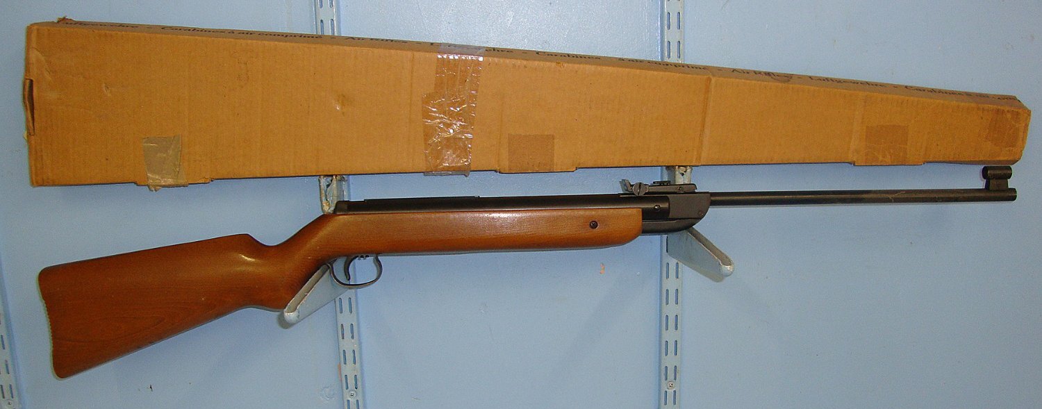  BOXED**MINT**1981 German, Original Model 27 .22 Calibre Break Action Air Rifle. Sn 23692:1 air rifle .22