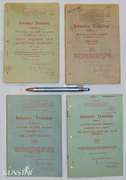 Scarce* Set of 1950’s Infantry Training Pamphlets Volume 1 Numbers 6- 9. BO 440. Scarce* Set of 1950’s Infantry Training Pamphlets Volume 1 Numbers 6- 9. BO 440. Other Accessory in 