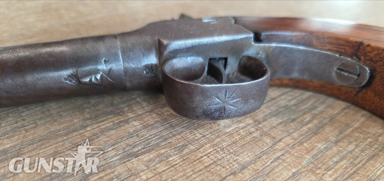 English Percussion Pocket Pistol .45 Single Shot - {CATEGORY} in 