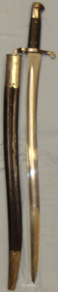 British 1856/58 Sword Bayonet and Scabbard. BAYO 771. Bayonet